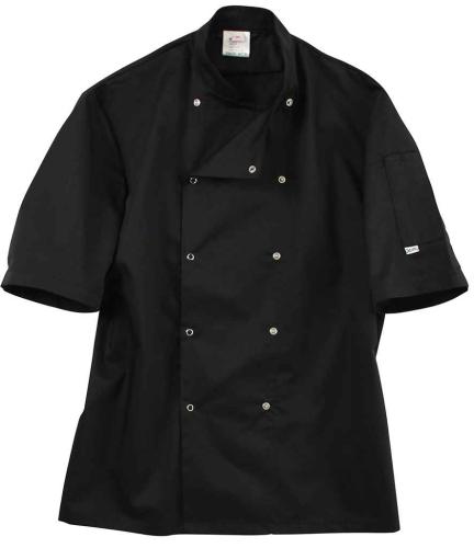 AFD S/S ThermoCool Chefs Jkt - Black - 3XL